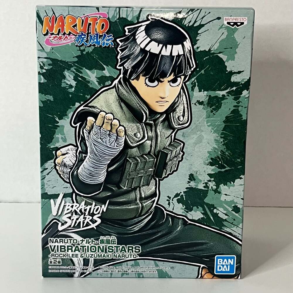 Naruto Shippuden Vibration Stars Rock Lee Figure Version A Banpresto